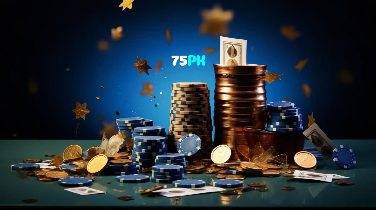 75PK casino presented on mobile device in Pakistan with slots and live games